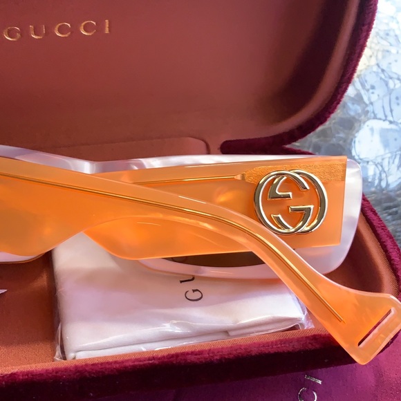 SOLD ⛔️Authentic GUCCI 52m Rect UNISEX Acetate sunglasses - Picture 11 of 11